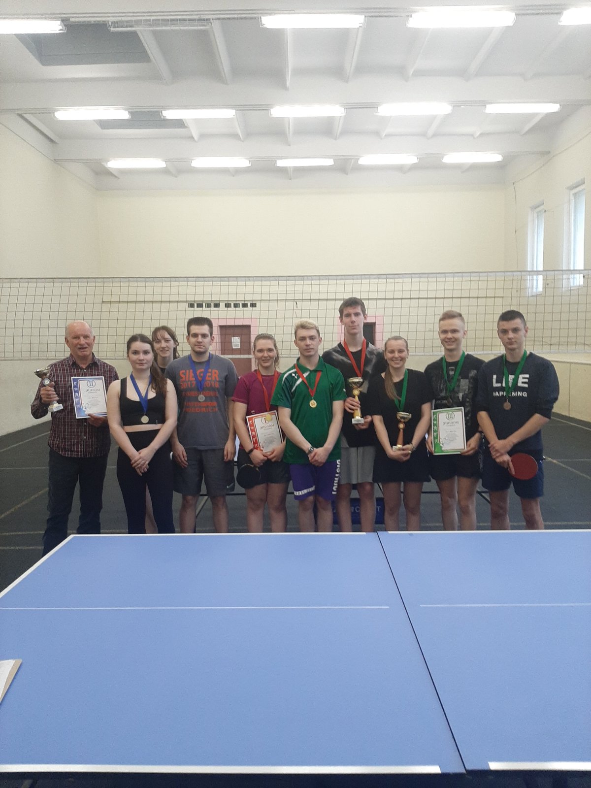 В Московском районе прошли соревнования по настольному теннису в программе Межвузовской спартакиады среди студентов жилого комплекса «Студенческая деревня».