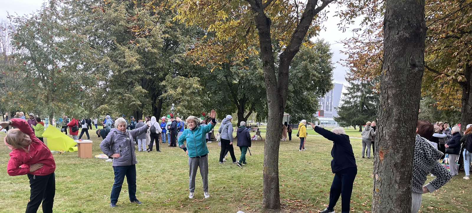 Спортивно-массовое мероприятие посвященное Дню пожилых людей